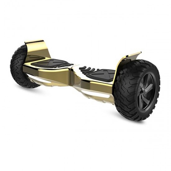 Elektromos Hoverboard GoKart Szett Lengéscsillapítókkal, 8.5 colos, Hummer Gold, Standard Hatótávolság, Fekete HoverKart Lengéscsillapítókkal, Smart Balance 3