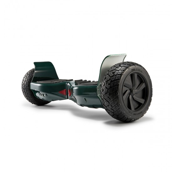 Elektromos Hoverboard GoKart Szett Lengéscsillapítókkal, 8.5 colos, Hummer Green, Standard Hatótávolság, Piros HoverKart Lengéscsillapítókkal, Smart Balance 3