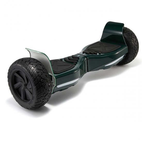 Elektromos Hoverboard GoKart Szett Lengéscsillapítókkal, 8.5 colos, Hummer Green, Standard Hatótávolság, Piros HoverKart Lengéscsillapítókkal, Smart Balance 2