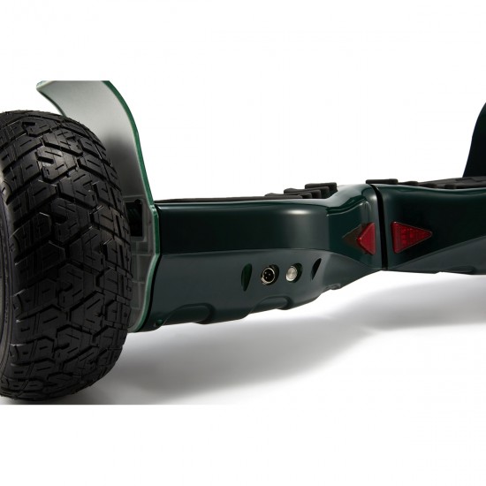 Elektromos Hoverboard GoKart Szett Lengéscsillapítókkal, 8.5 colos, Hummer Green, Standard Hatótávolság, Piros HoverKart Lengéscsillapítókkal, Smart Balance 8