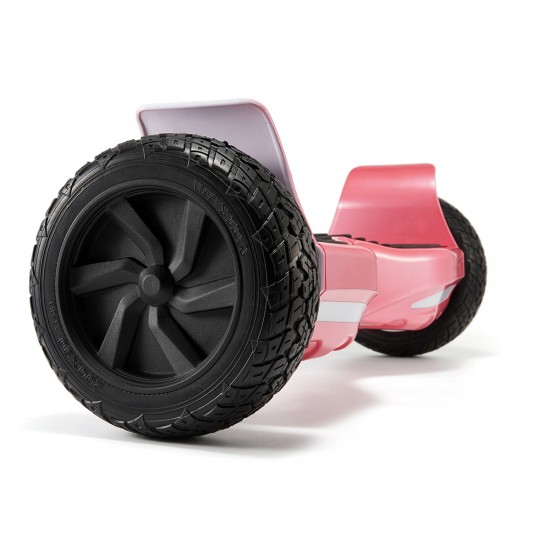 Elektromos Hoverboard GoKart Szett Lengéscsillapítókkal, 8.5 colos, Hummer Red, Standard Hatótávolság, Fekete HoverKart Lengéscsillapítókkal, Smart Balance 7