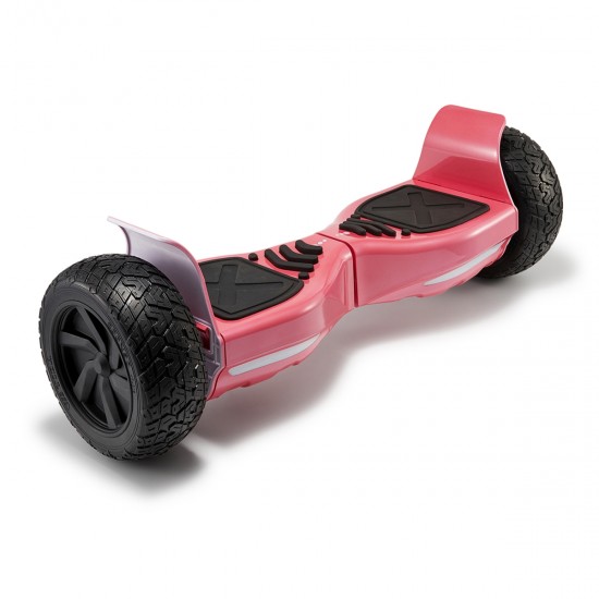 Elektromos Hoverboard GoKart Szett Lengéscsillapítókkal, 8.5 colos, Hummer Red, Standard Hatótávolság, Fekete HoverKart Lengéscsillapítókkal, Smart Balance 2