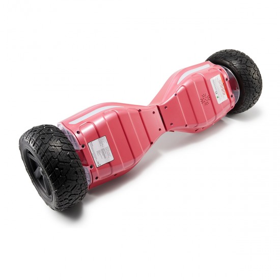 Elektromos Hoverboard GoKart Szett Lengéscsillapítókkal, 8.5 colos, Hummer Red, Standard Hatótávolság, Fekete HoverKart Lengéscsillapítókkal, Smart Balance 8