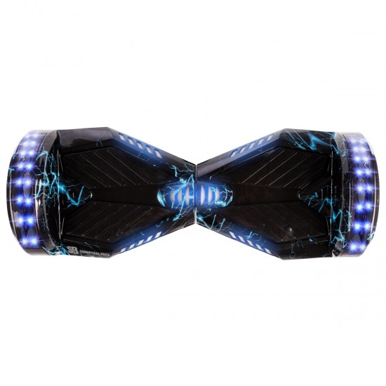 Elektromos Hoverboard Standard GoKart Szett, 6.5 colos, Transformers Thunderstorm Blue PRO, Standard Hatótávolság, és Narancs Hoverkart, Smart Balance 4