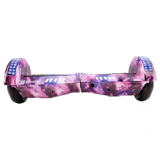 Elektromos Hoverboard Standard GoKart Szett, 6.5 colos, Transformers Galaxy Pink PRO, Nagy Hatótávolság, és Rózsaszín Hoverkart, Smart Balance 3