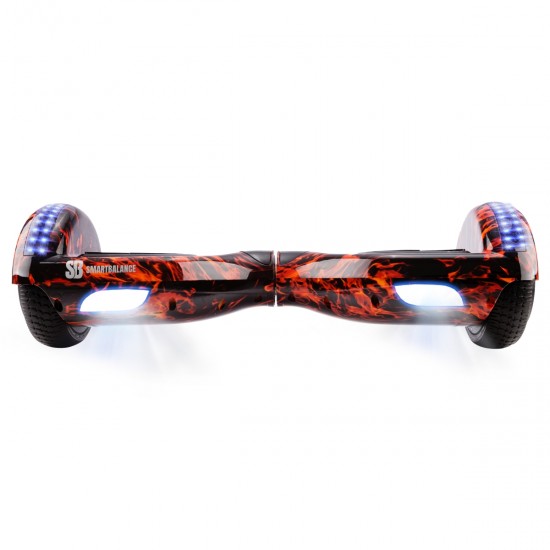 Elektromos Hoverboard Standard GoKart Szett, 6.5 colos, Regular Flame PRO, Nagy Hatótávolság, és Kék Hoverkart, Smart Balance 3