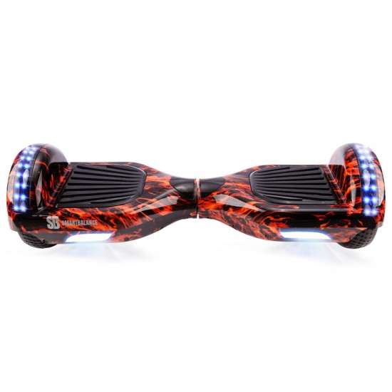 Elektromos Hoverboard csomag Komfortos Üléssel, 6.5 colos, Regular Flame PRO, Standard Hatótávolság, Fekete Szivacsos ülés, Smart Balance 5