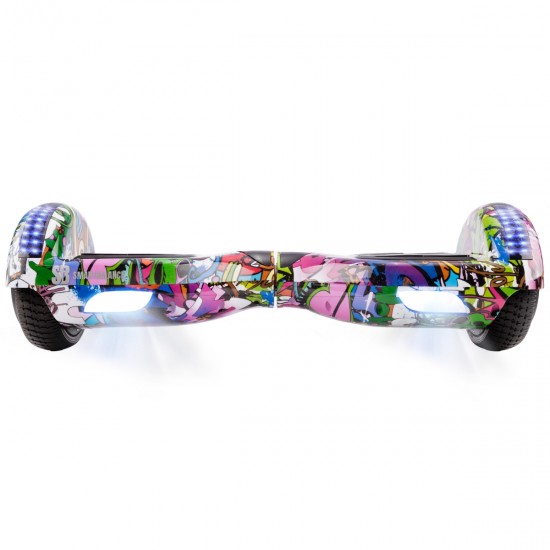 Elektromos Hoverboard GoKart Szett Lengéscsillapítókkal, 6.5 colos, Regular Multicolor PRO, Standard Hatótávolság, Kék HoverKart Lengéscsillapítókkal, Smart Balance 3