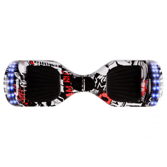 Elektromos Hoverboard Standard GoKart Szett, 6.5 colos, Regular Last Dead PRO, Standard Hatótávolság, és Fehér Hoverkart, Smart Balance 4