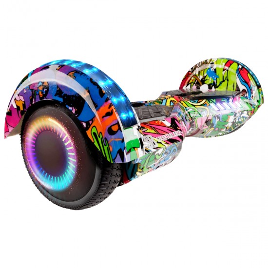 Elektromos Hoverboard Standard GoKart Szett, 6.5 colos, Transformers Multicolor PRO, Nagy Hatótávolság, és Piros Hoverkart, Smart Balance 2