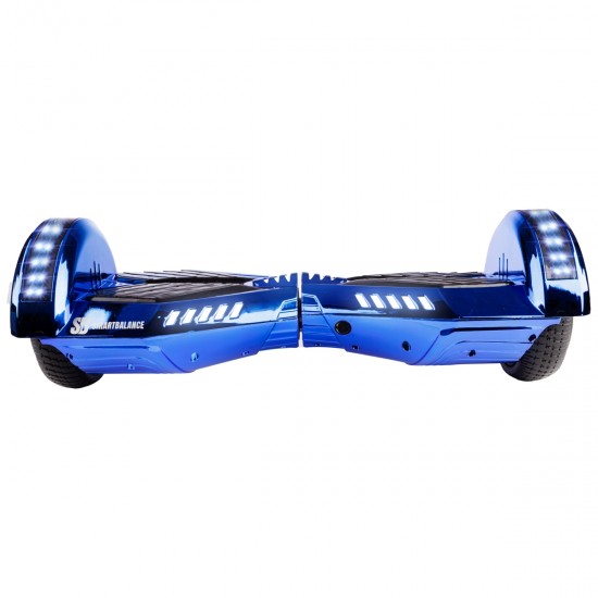 Elektromos Hoverboard GoKart Szett Lengéscsillapítókkal, 6.5 colos, Transformers ElectroBlue PRO, Nagy Hatótávolság, Fekete HoverKart Lengéscsillapítókkal, Smart Balance 3