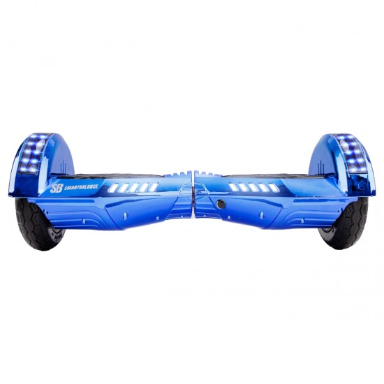 Elektromos Hoverboard csomag Komfortos Üléssel, 8 colos, Transformers ElectroBlue PRO, Standard Hatótávolság, Fekete Szivacsos ülés, Smart Balance 3