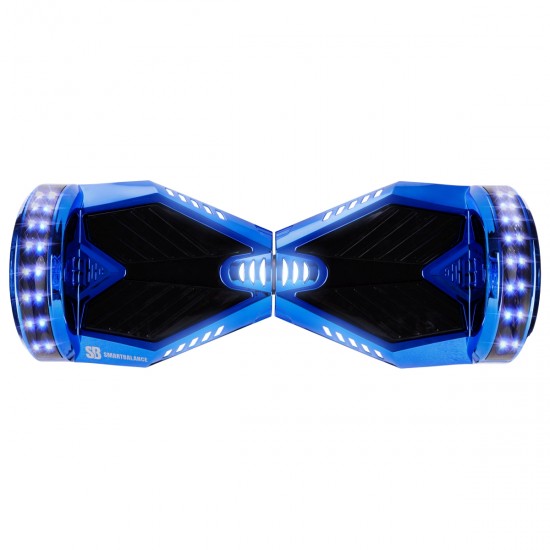 Elektromos Hoverboard Standard GoKart Szett, 8 colos, Transformers ElectroBlue PRO, Standard Hatótávolság, és Fehér Hoverkart, Smart Balance 4