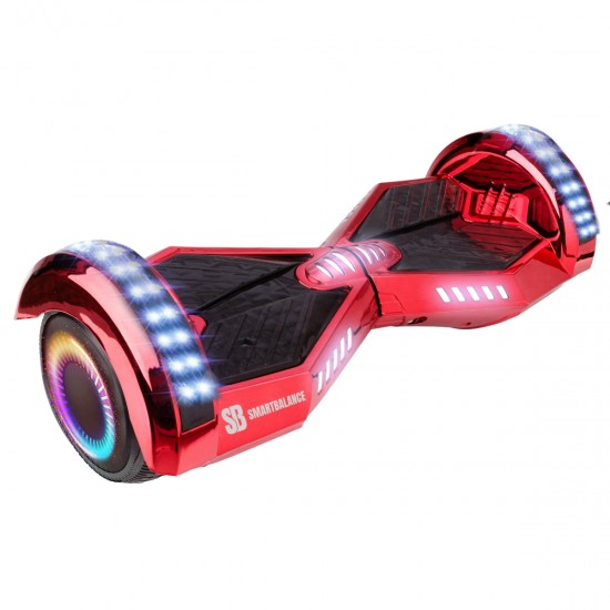 Elektromos Hoverboard Standard GoKart Szett, 6.5 colos, Transformers ElectroRed PRO, Standard Hatótávolság, és Piros Hoverkart, Smart Balance 6