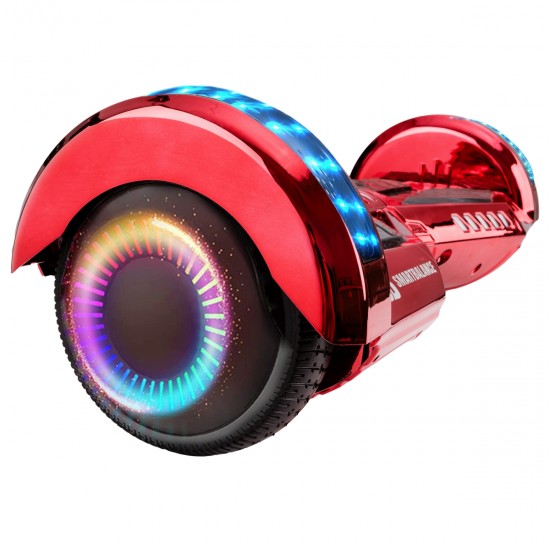 Elektromos Hoverboard Standard GoKart Szett, 6.5 colos, Transformers ElectroRed PRO, Standard Hatótávolság, és Rózsaszín Hoverkart, Smart Balance 2