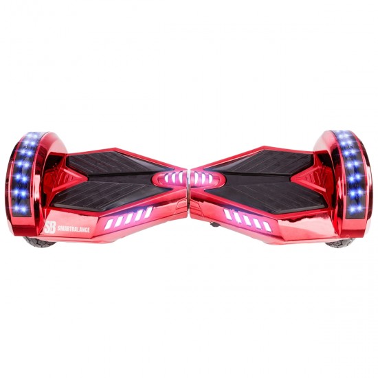 Elektromos Hoverboard Standard GoKart Szett, 8 colos, Transformers ElectroRed PRO, Nagy Hatótávolság, és Kék Hoverkart, Smart Balance 5