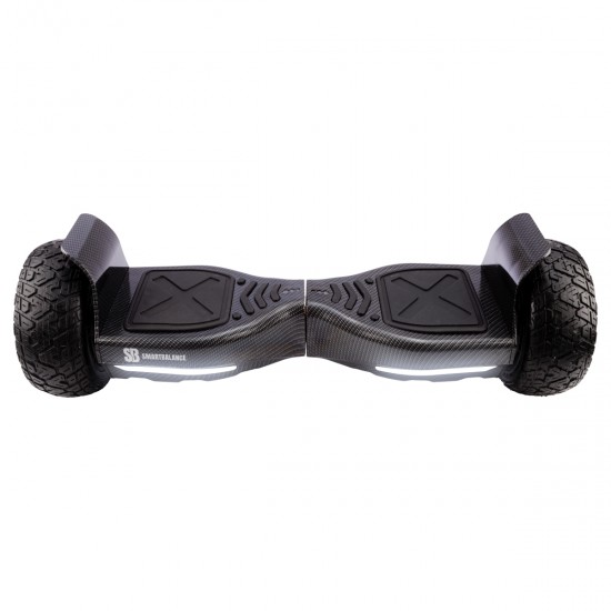 Elektromos Hoverboard GoKart Szett Lengéscsillapítókkal, 8.5 colos, Hummer Carbon PRO, Standard Hatótávolság, Fekete HoverKart Lengéscsillapítókkal, Smart Balance 5