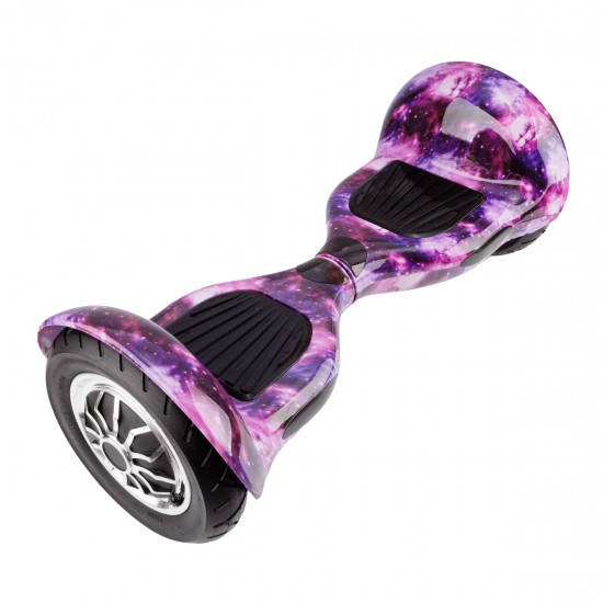 Elektromos Hoverboard Standard GoKart Szett, 10 colos, Off-Road Galaxy, Standard Hatótávolság, és Rózsaszín Hoverkart, Smart Balance 7