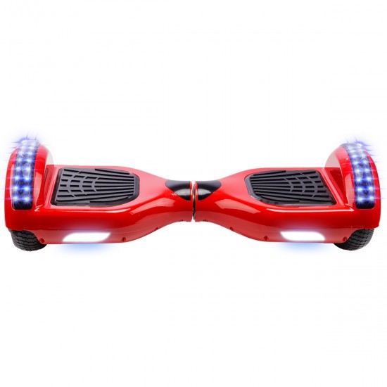 Elektromos Hoverboard GoKart Szett Lengéscsillapítókkal, 6.5 colos, Regular Red Junior, Standard Hatótávolság, Piros HoverKart Lengéscsillapítókkal, Smart Balance 3