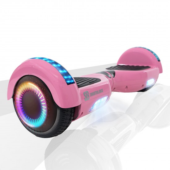 Elektromos Hoverboard GoKart Szett Lengéscsillapítókkal, 6.5 colos, Regular Pink PRO, Nagy Hatótávolság, Kék HoverKart Lengéscsillapítókkal, Smart Balance 2