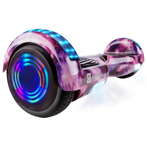 6.5 colos Hoverboard, Regular Galaxy Pink Junior, Standard Hatótávolság, Smart Balance