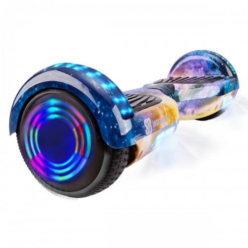 6.5 colos Hoverboard, Regular Galaxy Orange Junior, Standard Hatótávolság, Smart Balance