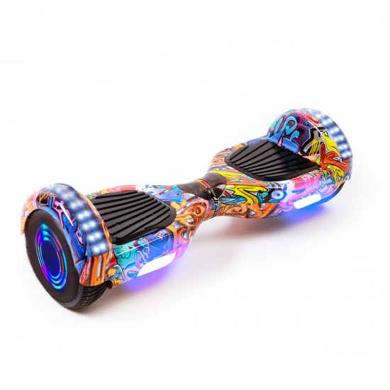 6.5 colos Hoverboard, Regular HipHop Orange Junior, Standard Hatótávolság, Smart Balance