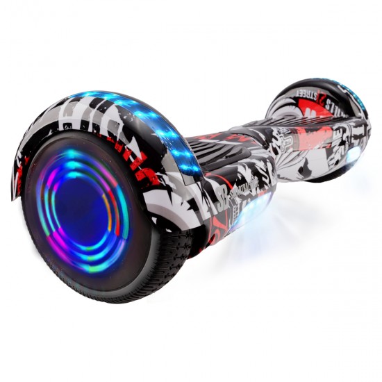 Elektromos Hoverboard GoKart Szett Lengéscsillapítókkal, 6.5 colos, Regular Last Dead Junior, Standard Hatótávolság, Piros HoverKart Lengéscsillapítókkal, Smart Balance 2