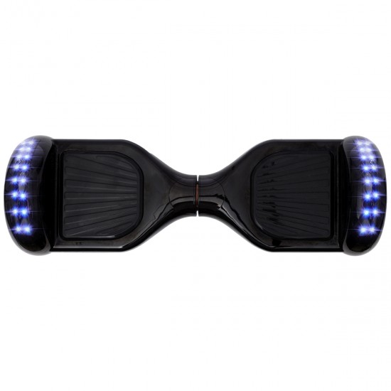 Elektromos Hoverboard csomag Komfortos Üléssel, 6.5 colos, Regular Black Junior, Standard Hatótávolság, Fekete Szivacsos ülés, Smart Balance 4