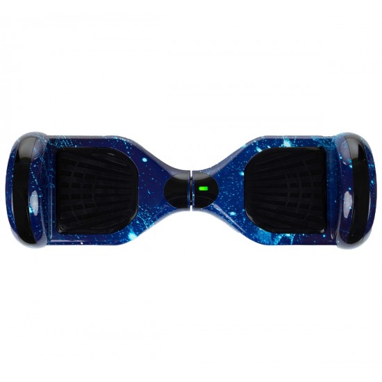 Elektromos Hoverboard GoKart Szett Lengéscsillapítókkal, 6.5 colos, Regular Galaxy Blue Junior, Standard Hatótávolság, Piros HoverKart Lengéscsillapítókkal, Smart Balance 4