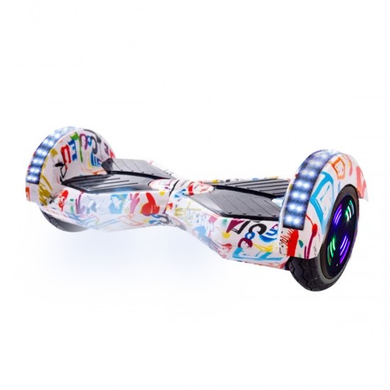 Elektromos Hoverboard GoKart Szett Lengéscsillapítókkal, 6.5 colos, Transformers Splash Junior, Standard Hatótávolság, Fekete HoverKart Lengéscsillapítókkal, Smart Balance 2