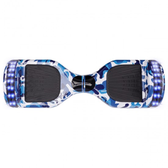 Elektromos Hoverboard GoKart Szett Lengéscsillapítókkal, 6.5 colos, Regular Camouflage Blue Junior, Standard Hatótávolság, Piros HoverKart Lengéscsillapítókkal, Smart Balance 3