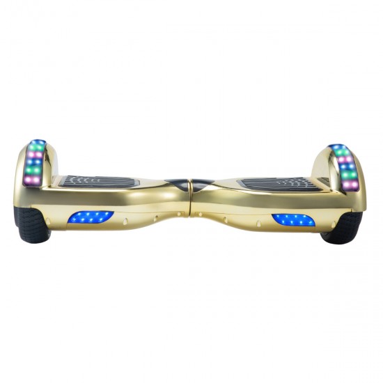 Elektromos Hoverboard csomag Komfortos Üléssel, 6.5 colos, Regular ElectroGold Junior, Standard Hatótávolság, Fekete Szivacsos ülés, Smart Balance 3