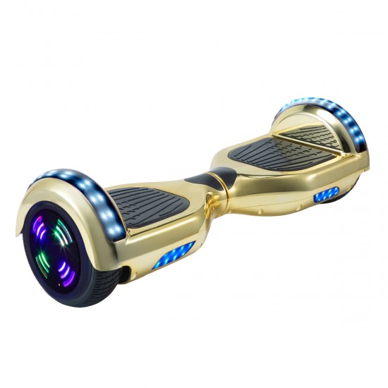 Elektromos Hoverboard csomag Komfortos Üléssel, 6.5 colos, Regular ElectroGold Junior, Standard Hatótávolság, Fekete Szivacsos ülés, Smart Balance 5