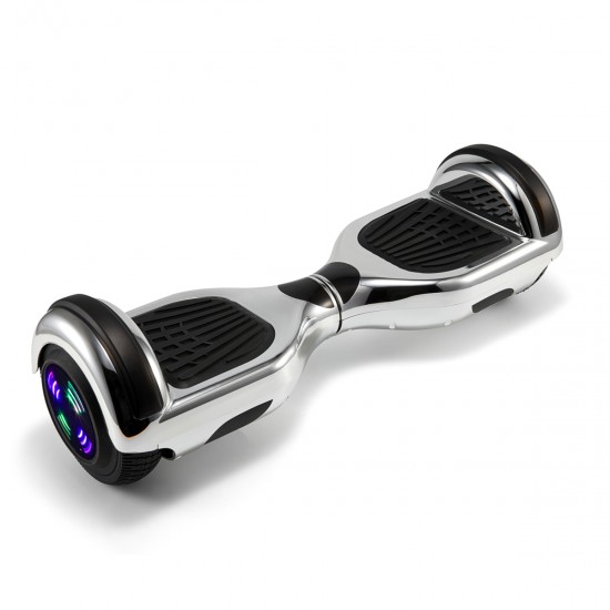 Elektromos Hoverboard csomag Komfortos Üléssel, 6.5 colos, Regular ElectroSilver Junior, Standard Hatótávolság, Fekete Szivacsos ülés, Smart Balance 5